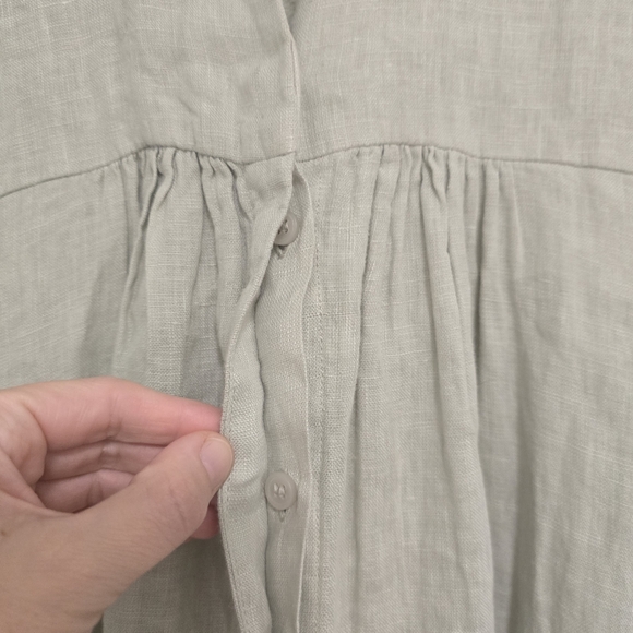 ZARA Linen the Lovina Dress - Picture 6 of 9